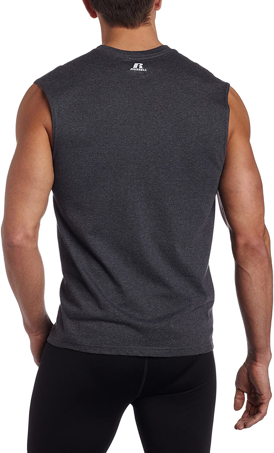 Russell Athletic Men's Cotton Performance Sleeveless Muscle T Shirts
