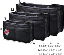 
                        
                          Muat gambar ke penampil Galeri, Vercord Updated Purse Handbag Organizer Insert Liner Bag in Bag 13 Pockets Purple Small
                        
                      