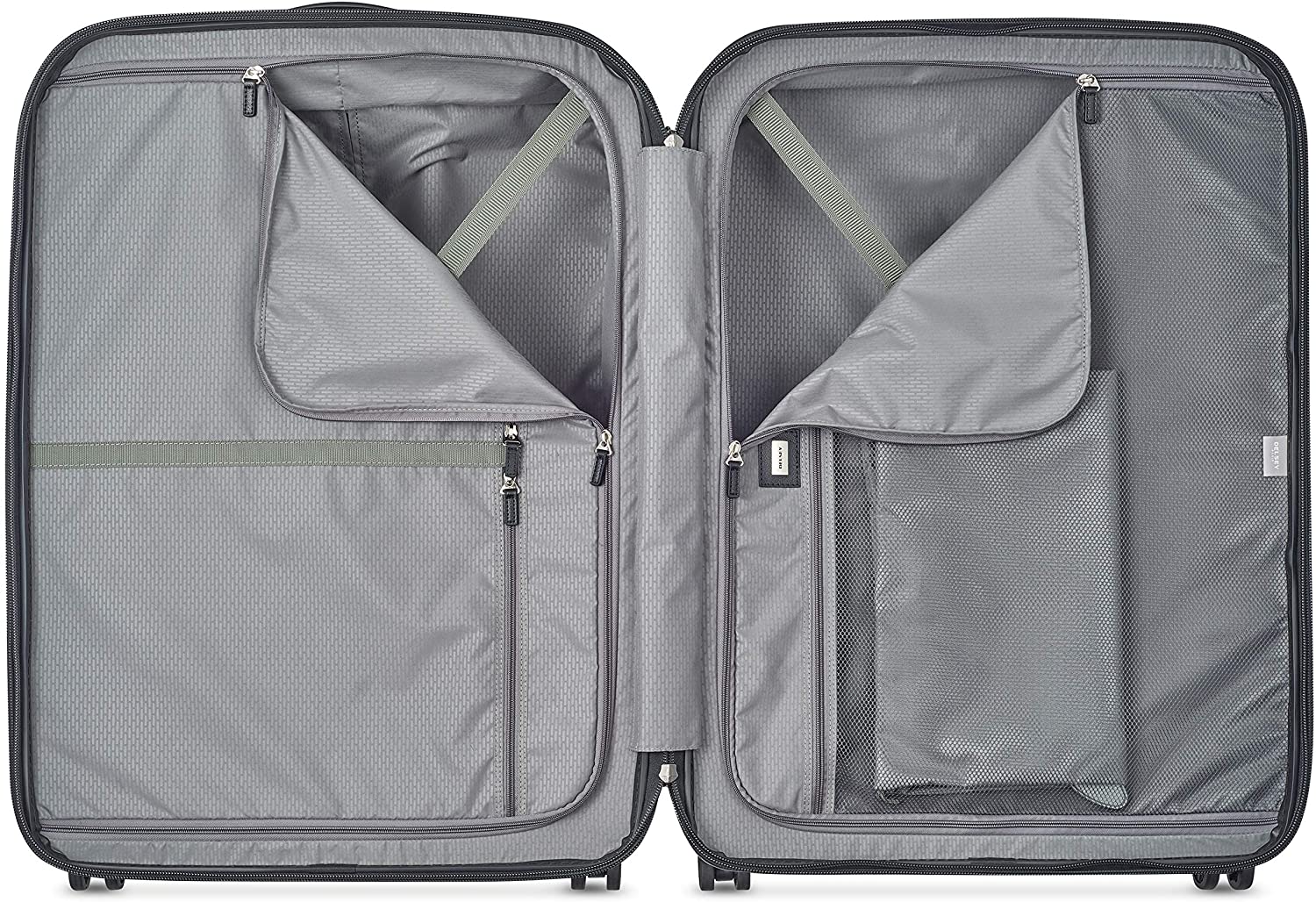 DELSEY Paris Chatelet Hardside Luggage with Spinner Wheels, Chocolate Brown, Checked-Large 28 Inch, with Brake