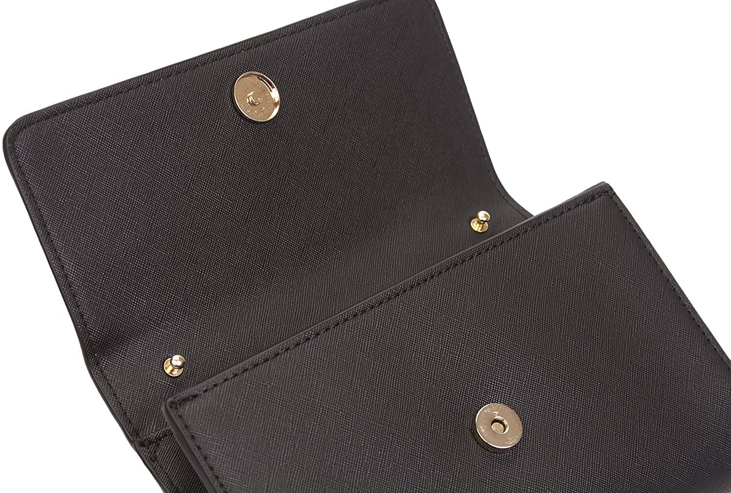Korvara Small Crossbody Purse with Detachable Strap - Vegan Saffiano Leather Envelope Wallet for Women