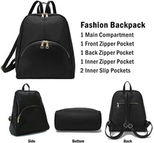 
                        
                          Cargar imagen en el visor de la galería, Scarleton Casual Fashion Backpack, Purses for women, Backpack for Women, Fashion Backpack for Women, H160801 - Black
                        
                      