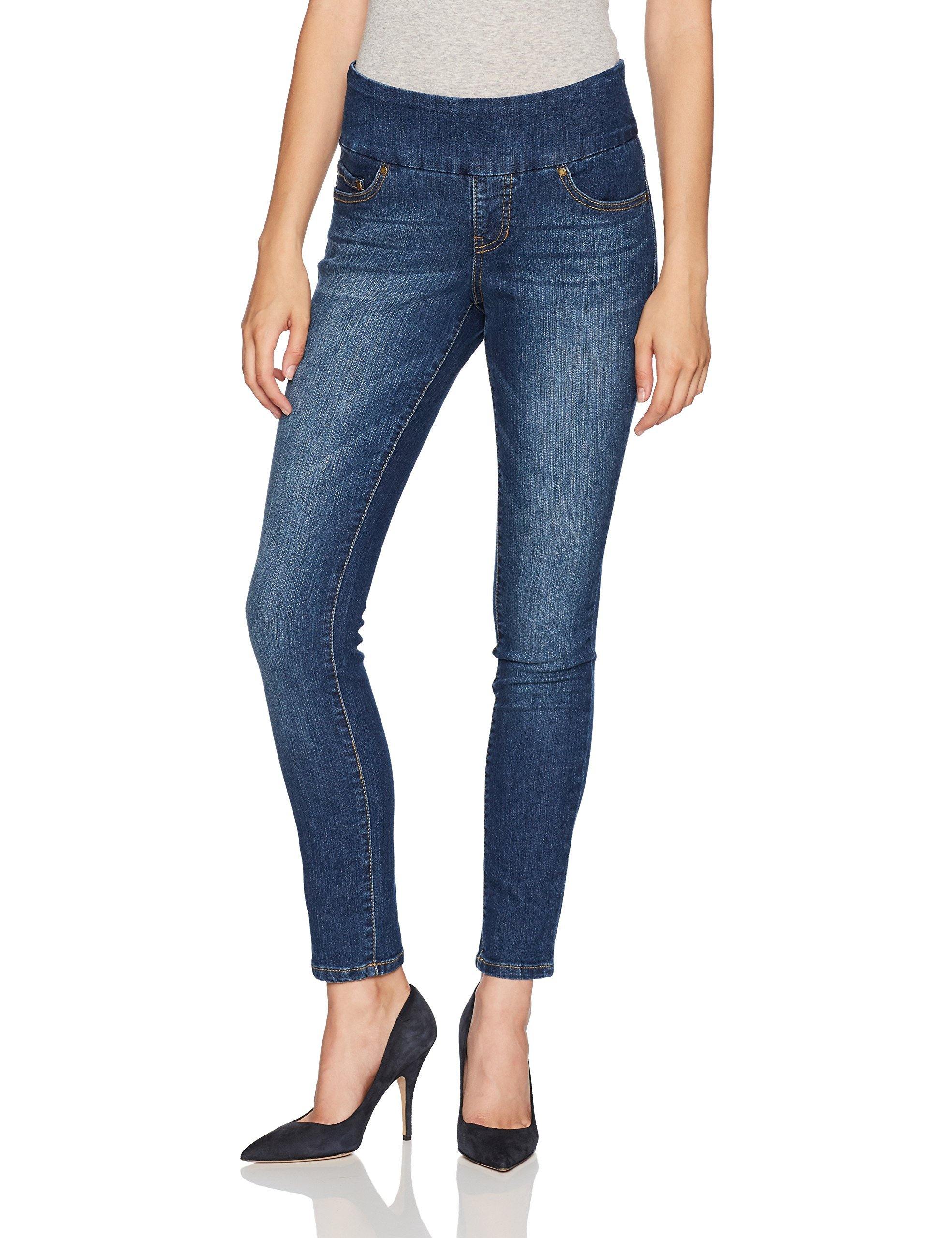 Jag Jeans Women's Petite Nora Pull On Skinny Fit Jean