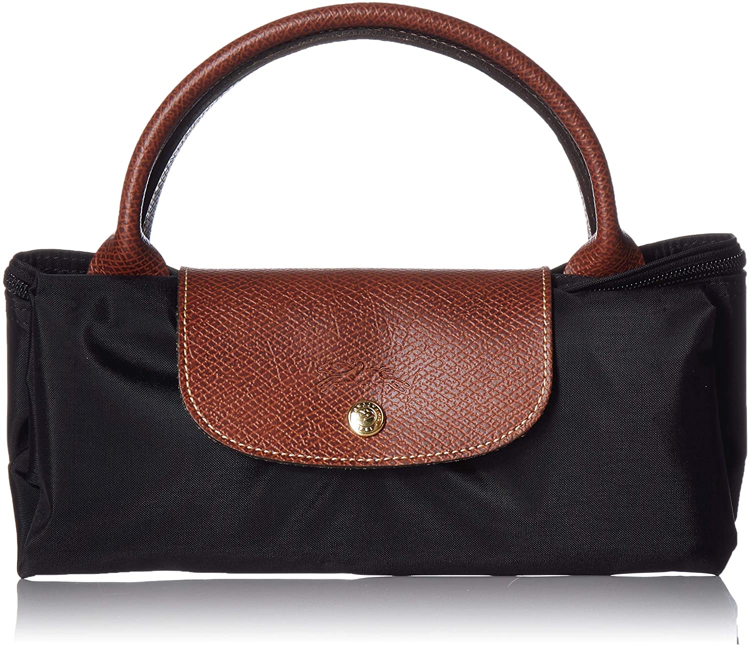 Longchamp Le Pliage Large Travel Bag, Red Garance, 17.75" x 13.75" x 9"