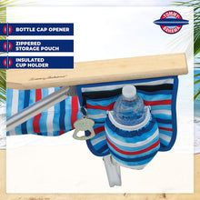 
                        
                          Load image into Gallery viewer, Tommy Bahama 5-Position Classic Lay Flat Folding Backpack Beach Chair
                        
                      
