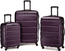 
                        
                          Load image into Gallery viewer, Samsonite Omni PC Hardside Expandable Luggage with Spinner Wheels, Black, Carry-On 20-Inch
                        
                      
