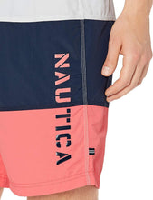 
                        
                          画像をギャラリービューアに読み込む, Nautica Men's Quick Dry Classic Logo Tri-Block Series Swim Trunk - JOY2ESpree
                        
                      
