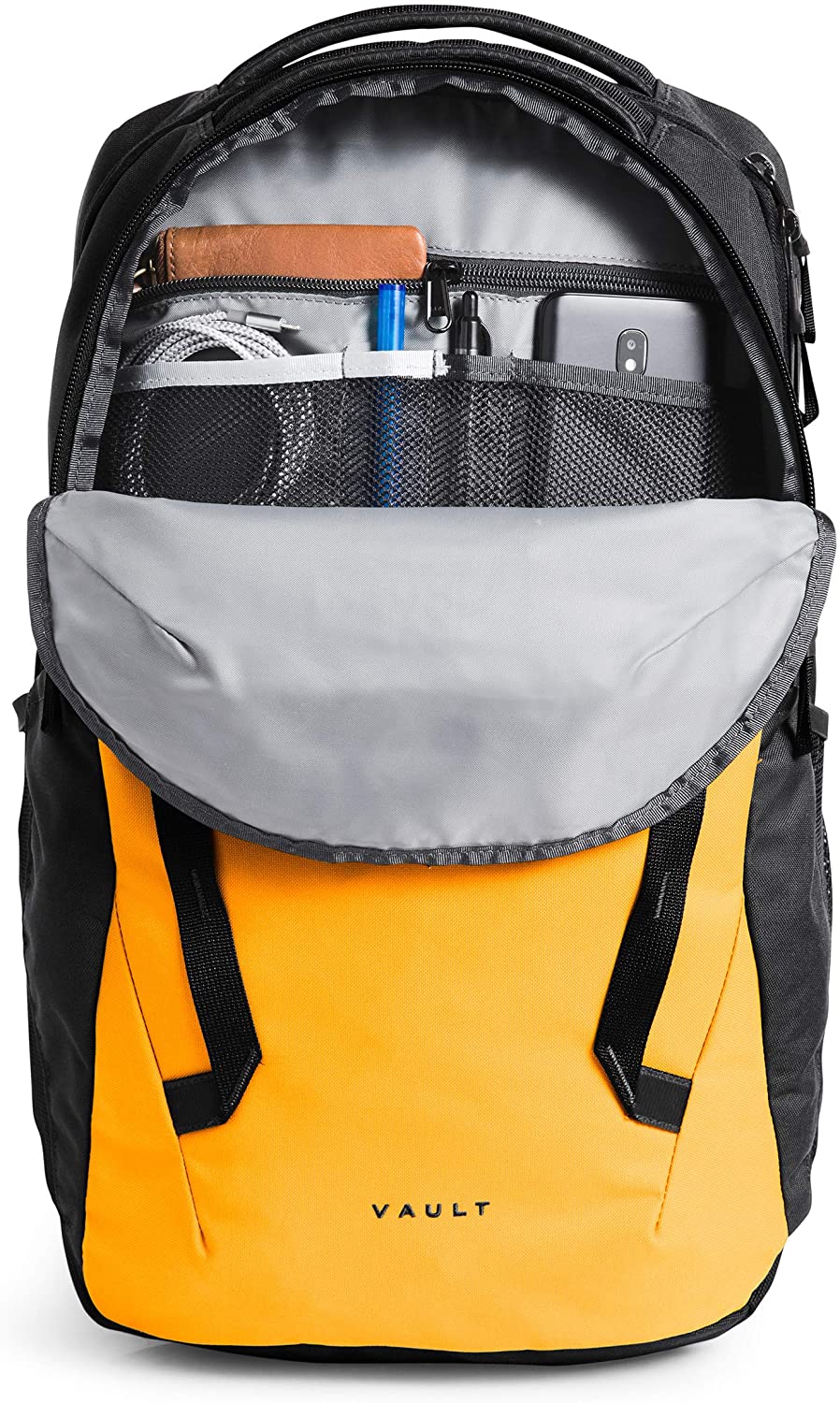 The North Face Vault Backpack, Moab Khaki/Asphalt Grey, One Size