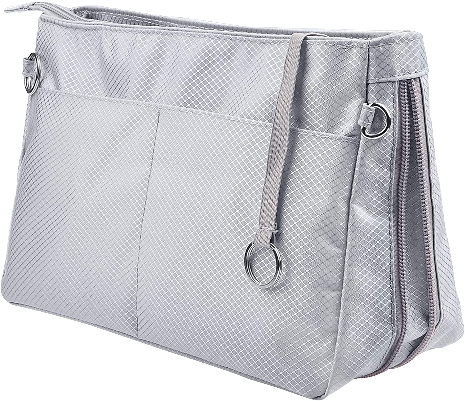 Vercord Expandable Nylon Handbag Purse Organizer Insert Liner Shaper Bag