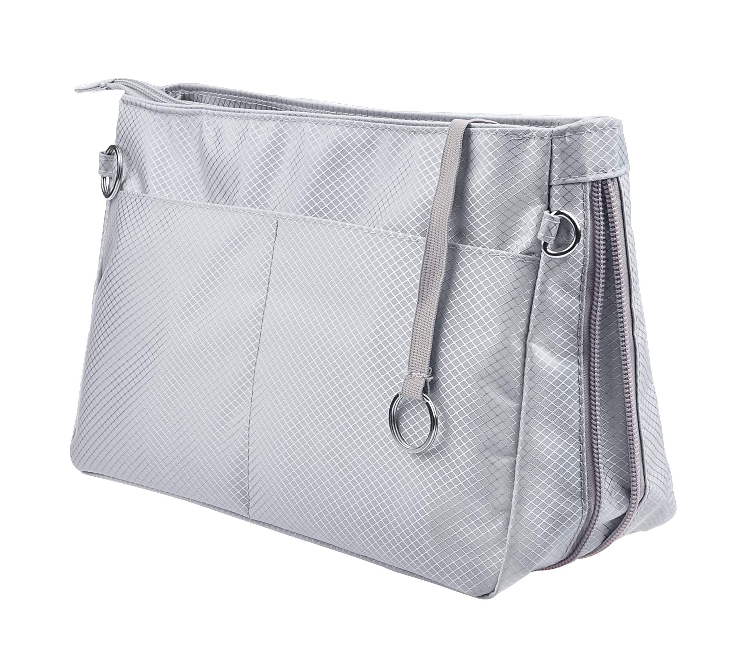 Vercord Expandable Nylon Handbag Purse Organizer Insert Liner Shaper Bag