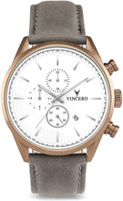 
                        
                          將圖片載入圖庫檢視器 Vincero Luxury Men's Chrono S Wrist Watch - Top Grain Italian Leather Watch Band - 43mm Chronograph Watch - Japanese Quartz Movement…
                        
                      