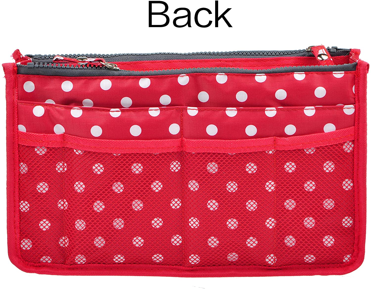 Vercord Updated Purse Handbag Organizer Insert Liner Bag in Bag 13 Pockets Purple Small