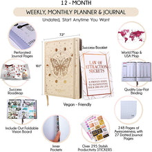 
                        
                          Cargar imagen en el visor de la galería, Law of Attraction Planner - Undated Deluxe Weekly, Monthly Planner
                        
                      