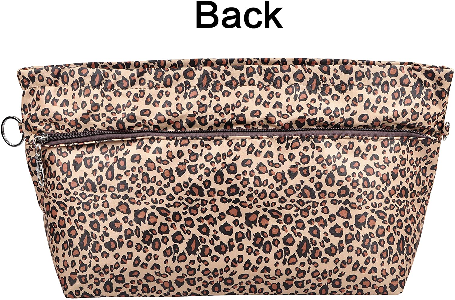 Vercord Purse Organizer Insert Bag Tote Handbags Pocketbook Inserts Organizers Zipper 11 Pockets Black Medium