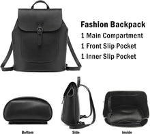
                        
                          Cargar imagen en el visor de la galería, Scarleton Casual Fashion Backpack, Purses for women, Backpack for Women, Fashion Backpack for Women, H160801 - Black
                        
                      