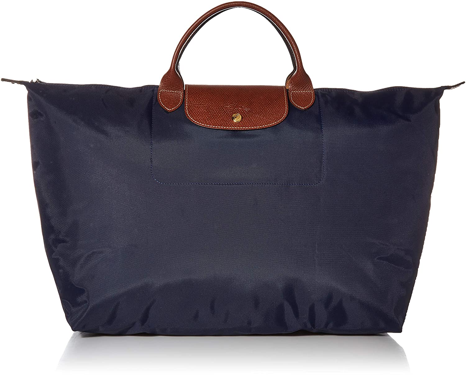 Longchamp Le Pliage Large Travel Bag, Red Garance, 17.75" x 13.75" x 9"