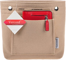 
                        
                          画像をギャラリービューアに読み込む, Vercord Felt Tote Handbag Purse Pocketbook Organizer Insert Divider Shaper Bag in Bag
                        
                      