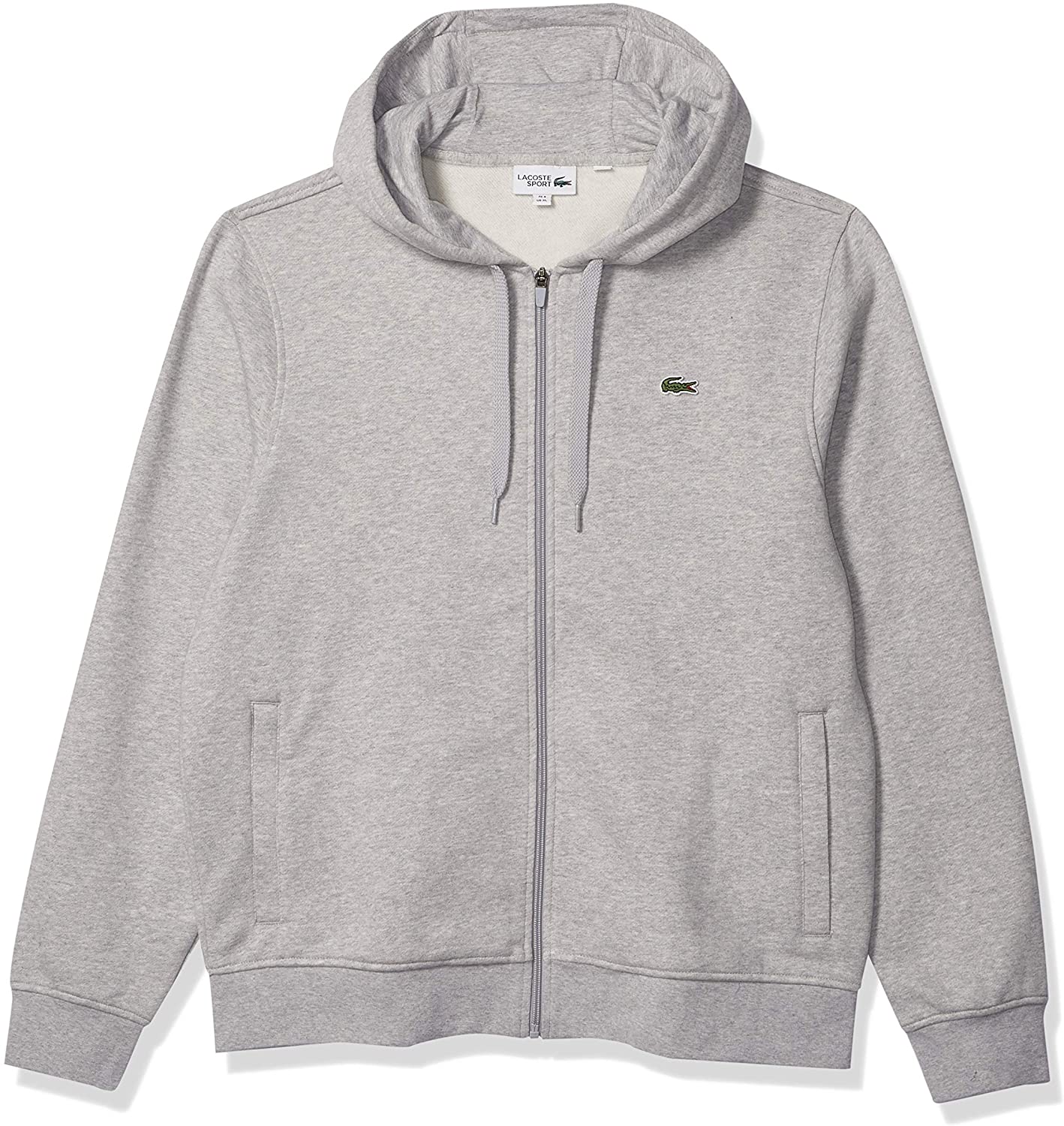 Lacoste Mens Sport Long Sleeve Fleece Full Zip Hoodie Sweatshirt