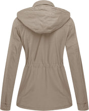 
                        
                          Load image into Gallery viewer, WenVen Women's Military Anorak Jacket Hoodie Lightweight Cotton Casual Coat - JOY2ESpree
                        
                      