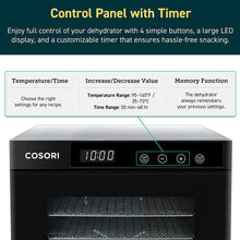 
                        
                          Muat gambar ke penampil Galeri, COSORI Premium Food Dehydrator Machine(50 Free Recipes), 6 Stainless Steel Trays with Digital Timer and Temperature Control - JOY2ESpree
                        
                      