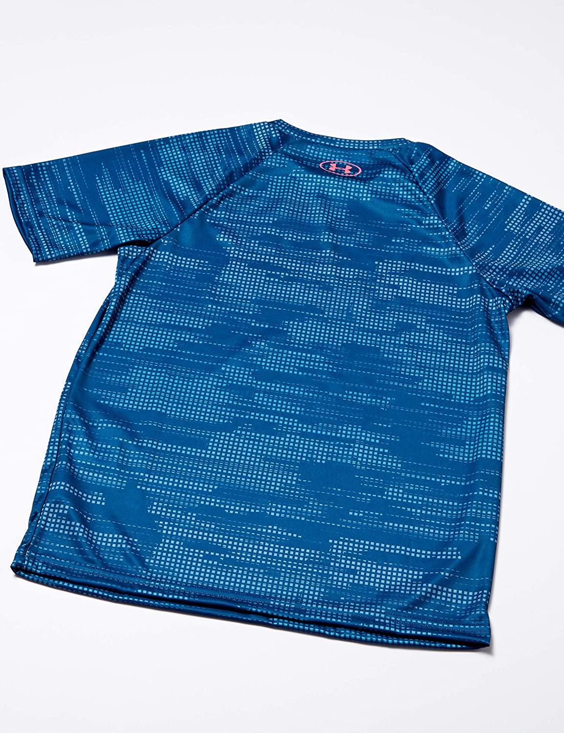 Under Armour Boys' Tech Big Logo Printed Short Sleeve Gym T-Shirt