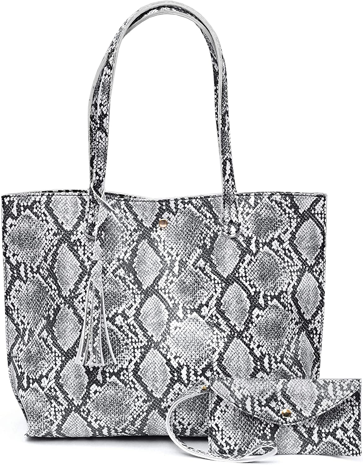 Minimalist Clean Cut Pebbled Faux Leather Tote Womens Shoulder Handbag