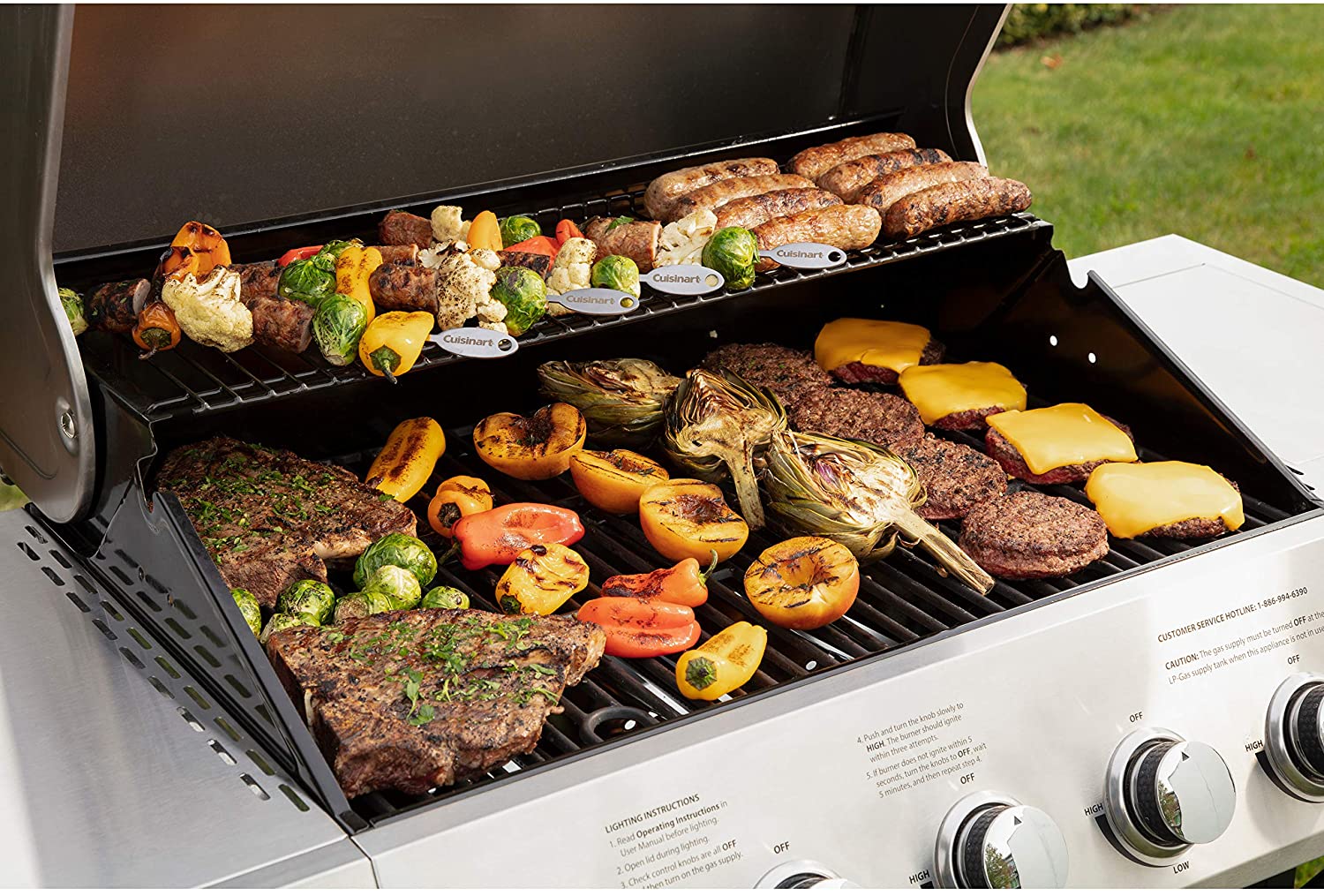Cuisinart CGG-7400 Propane, 54 Inch, Full Size Four-Burner Gas Grill - JOY2ESpree