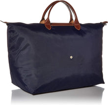 
                        
                          Load image into Gallery viewer, Longchamp Le Pliage Large Travel Bag, Red Garance, 17.75" x 13.75" x 9"
                        
                      