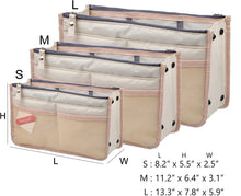 
                        
                          Muat gambar ke penampil Galeri, Vercord Updated Purse Handbag Organizer Insert Liner Bag in Bag 13 Pockets Purple Small
                        
                      
