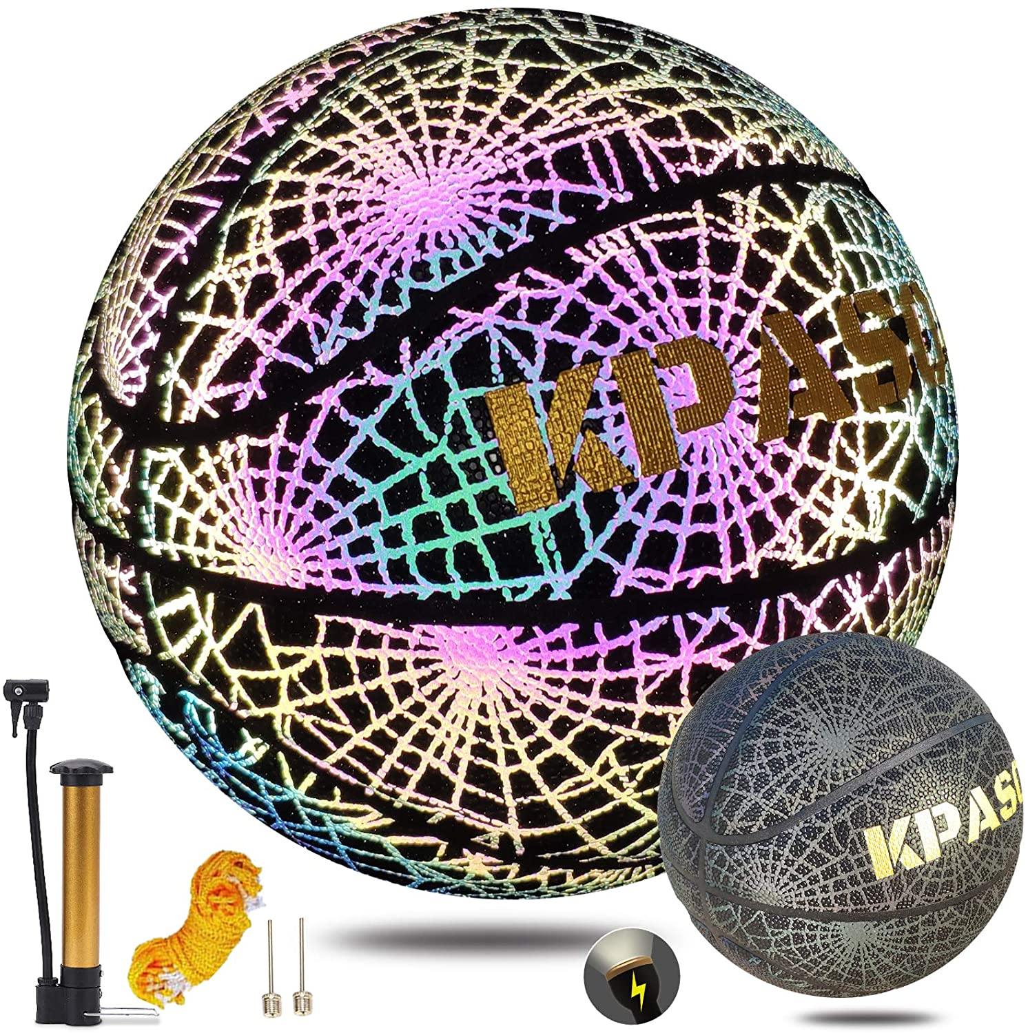 KPASON Basketball Holographic Glow in The Dark Basketball - JOY2ESpree