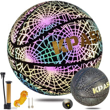 
                        
                          गैलरी व्यूवर में इमेज लोड करें, KPASON Basketball Holographic Glow in The Dark Basketball - JOY2ESpree
                        
                      