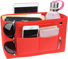 
                        
                          画像をギャラリービューアに読み込む, Vercord Felt Tote Handbag Purse Pocketbook Organizer Insert Divider Shaper Bag in Bag
                        
                      
