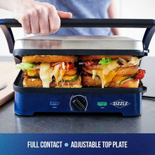 
                        
                          Cargar imagen en el visor de la galería, Blue Diamond Cookware Sizzle Griddle Ceramic Nonstick Electric Griddle - JOY2ESpree
                        
                      