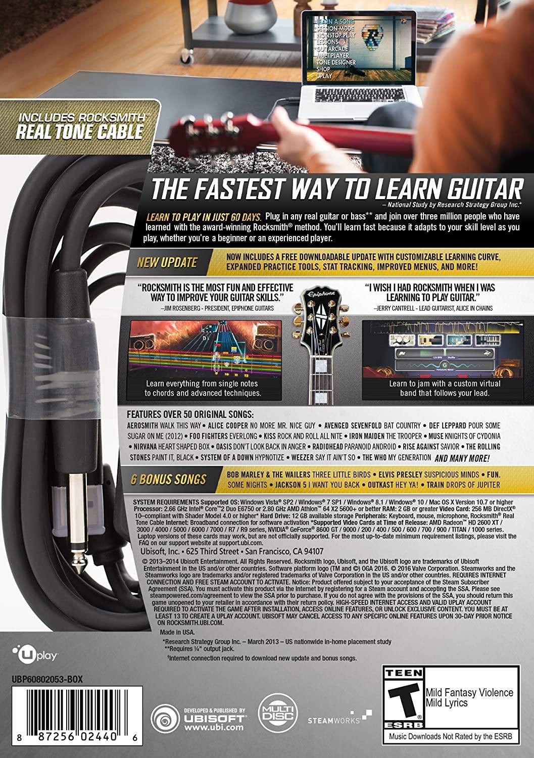 Rocksmith 2014 Edition - PlayStation 4 - JOY2ESpree