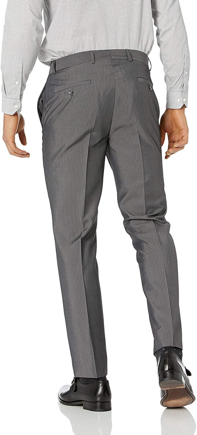 Unlisted by Kenneth Cole Men's 2 Button Slim Fit Suit with Hemmed Pant