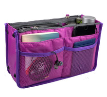
                        
                          Muat gambar ke penampil Galeri, Vercord Updated Purse Handbag Organizer Insert Liner Bag in Bag 13 Pockets Purple Small
                        
                      