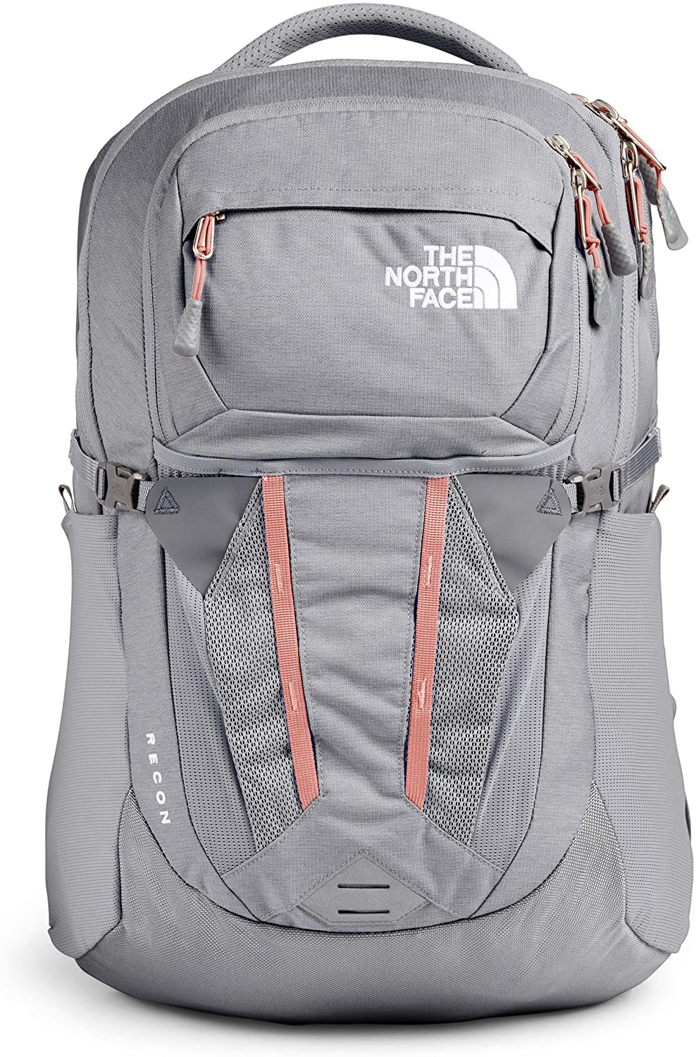 The North Face Women's Recon Backpack, TNF Black Heather/Silver Reflective, One Size
