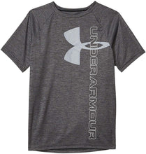 
                        
                          Load image into Gallery viewer, Under Armour Boys' Tech Split Logo Hybrid T-Shirt - JOY2ESpree
                        
                      
