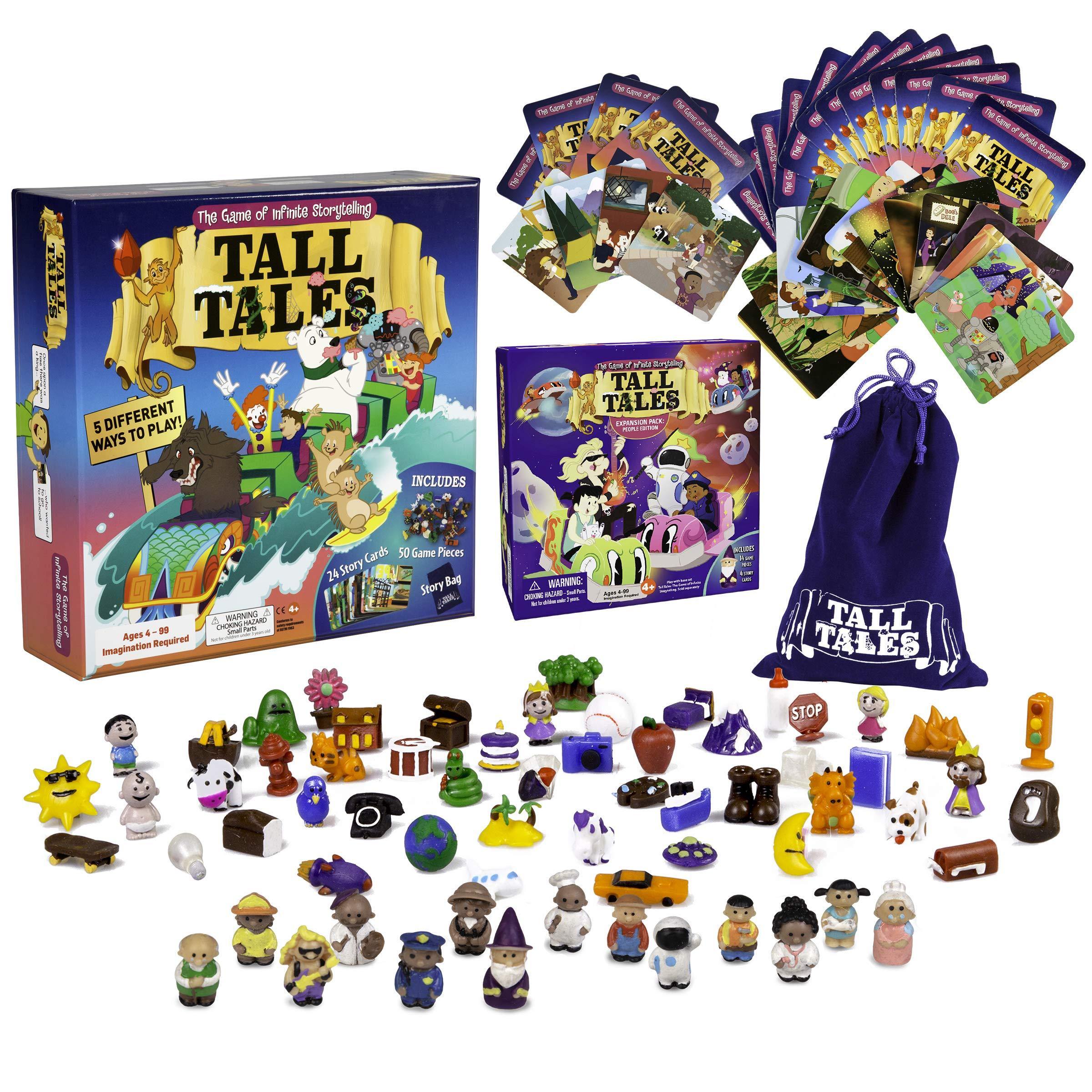 SCS Direct, Tall Tales Board Game & Expansion Combo Pack (93 Piece Set) - JOY2ESpree