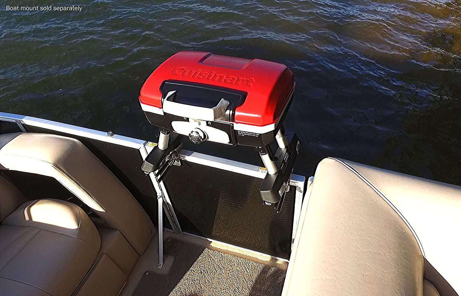 Cuisinart CGG-180T Petit Gourmet Portable Tabletop Propane Gas Grill, Red - JOY2ESpree