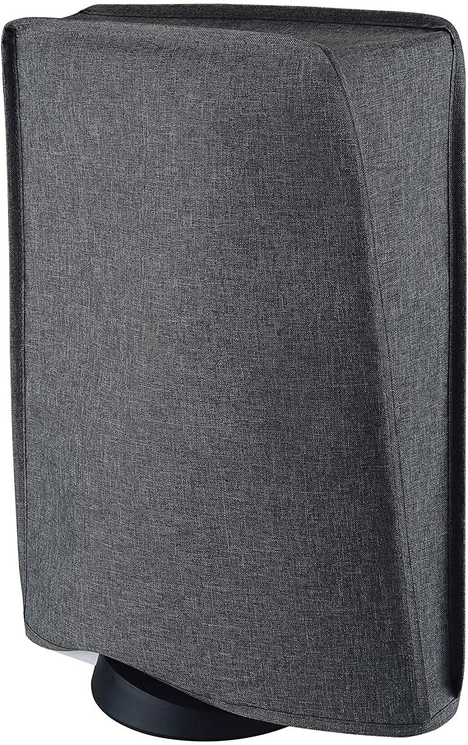 PlayVital Gray Nylon PS5 Dust Cover, Soft Neat Lining Dust Guard for DualSense 5 Console - JOY2ESpree