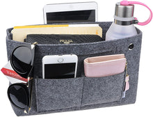
                        
                          画像をギャラリービューアに読み込む, Vercord Felt Tote Handbag Purse Pocketbook Organizer Insert Divider Shaper Bag in Bag
                        
                      