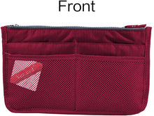 
                        
                          Muat gambar ke penampil Galeri, Vercord Updated Purse Handbag Organizer Insert Liner Bag in Bag 13 Pockets Purple Small
                        
                      