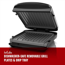 
                        
                          Cargar imagen en el visor de la galería, George Foreman Rapid Grill Series, 5-Serving Removable Plate Electric Indoor Grill and Panini Press, Black, RPGV3801BK - JOY2ESpree
                        
                      