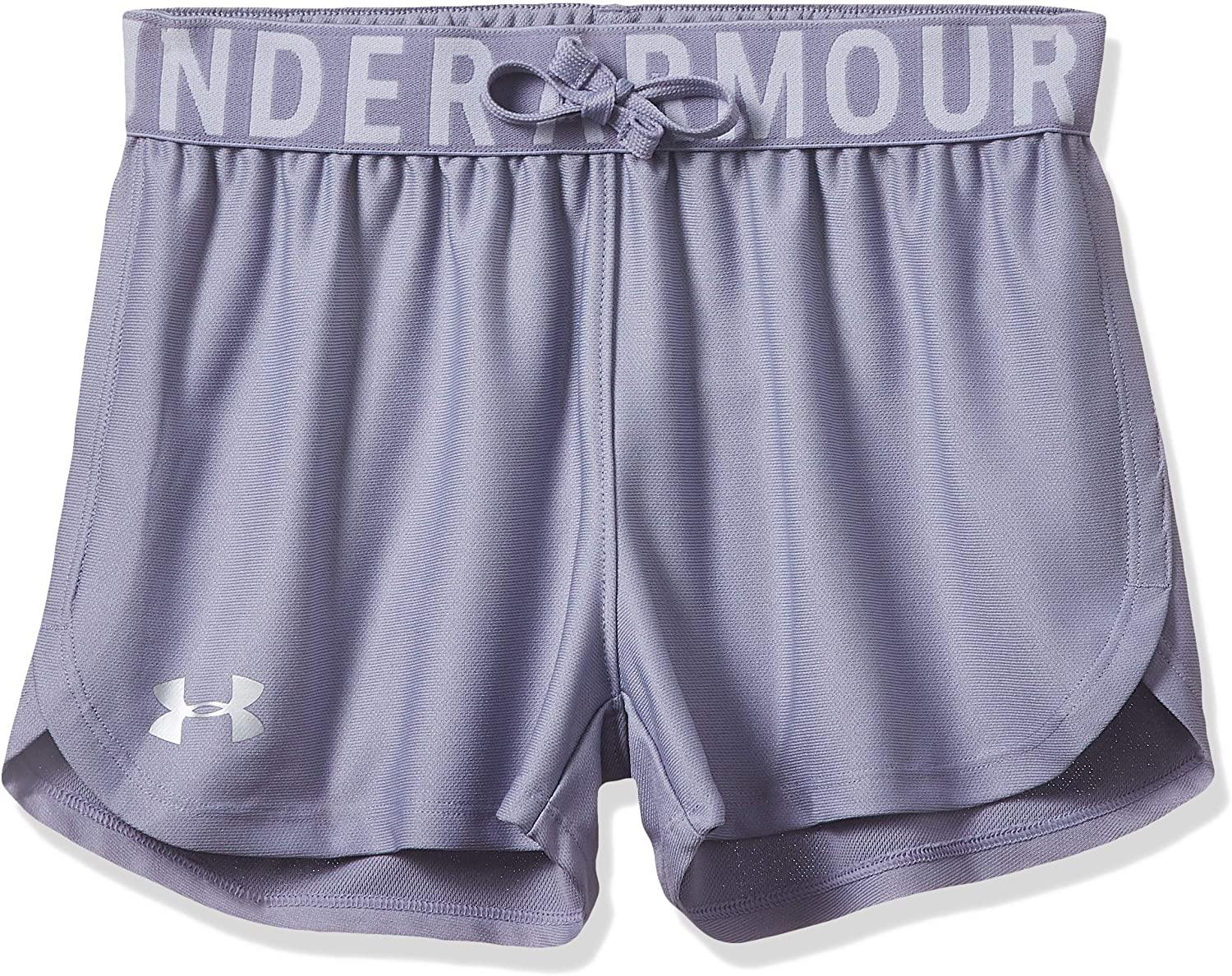 Under Armour Girls' Play Up Solid Workout Gym Shorts