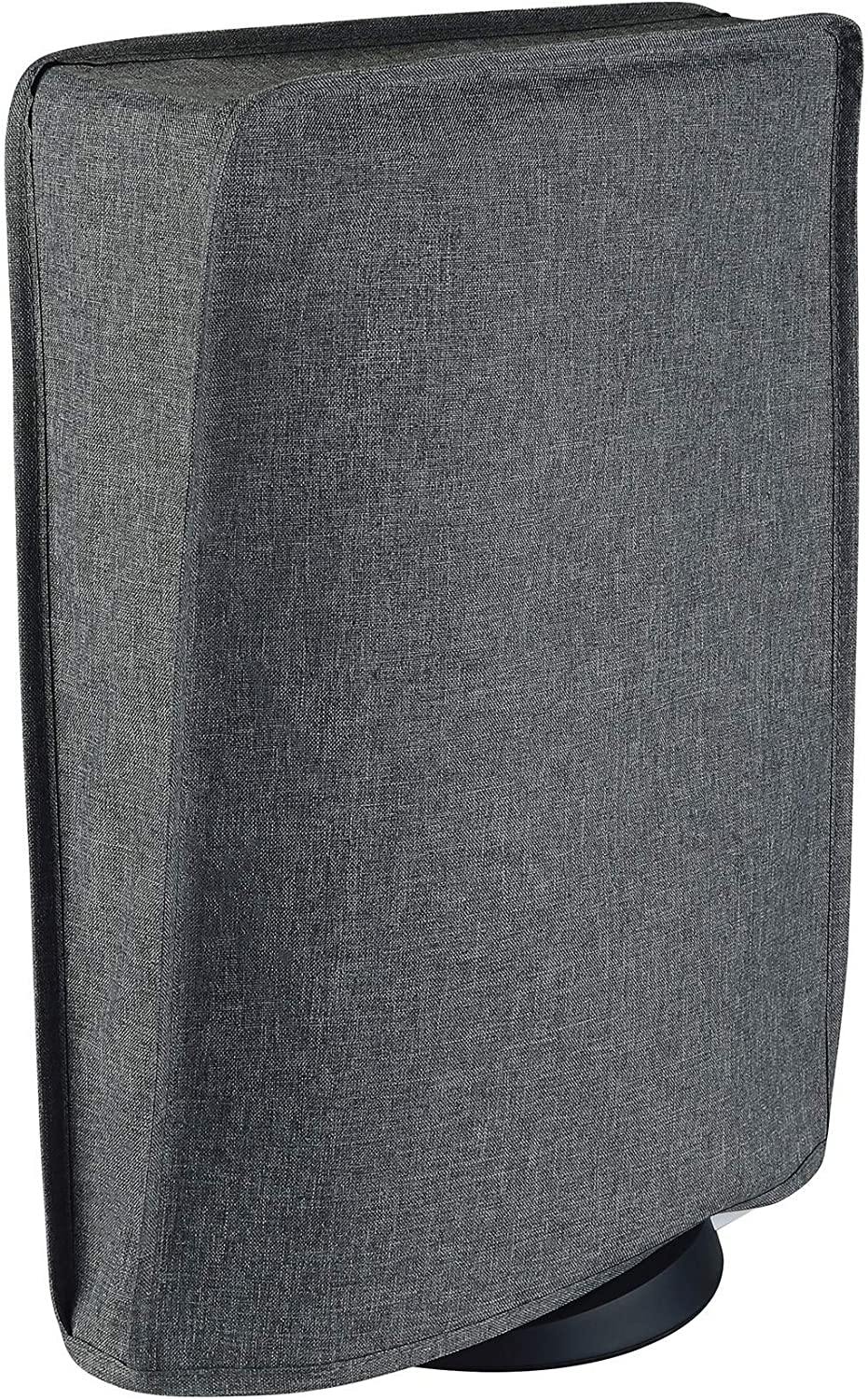 PlayVital Gray Nylon PS5 Dust Cover, Soft Neat Lining Dust Guard for DualSense 5 Console - JOY2ESpree