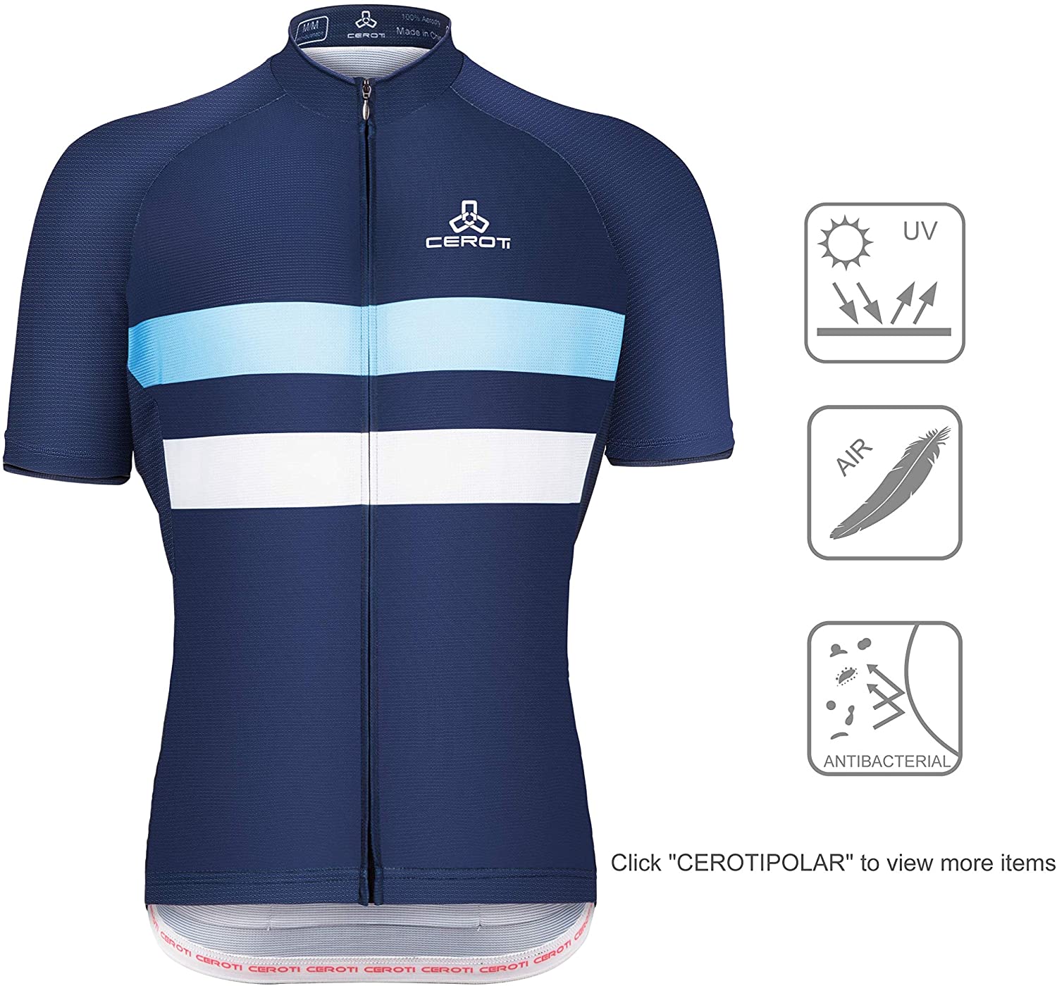 CEROTI Men Summer Mesh Cycling Bib Shorts Padded, Air Cool Carbon Bike Bibs, Lasting Compression PRO Bibs