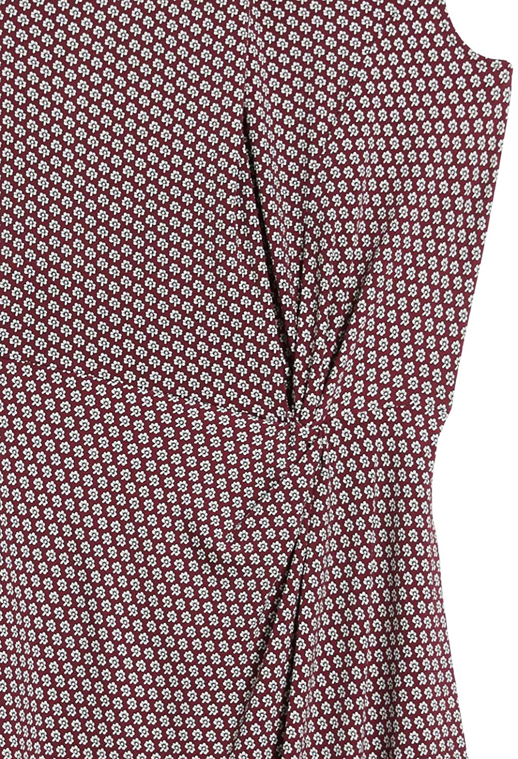 Amazon Brand - Lark & Ro Women's Sleeveless Crossover Twist Neck Faux Wrap Dress