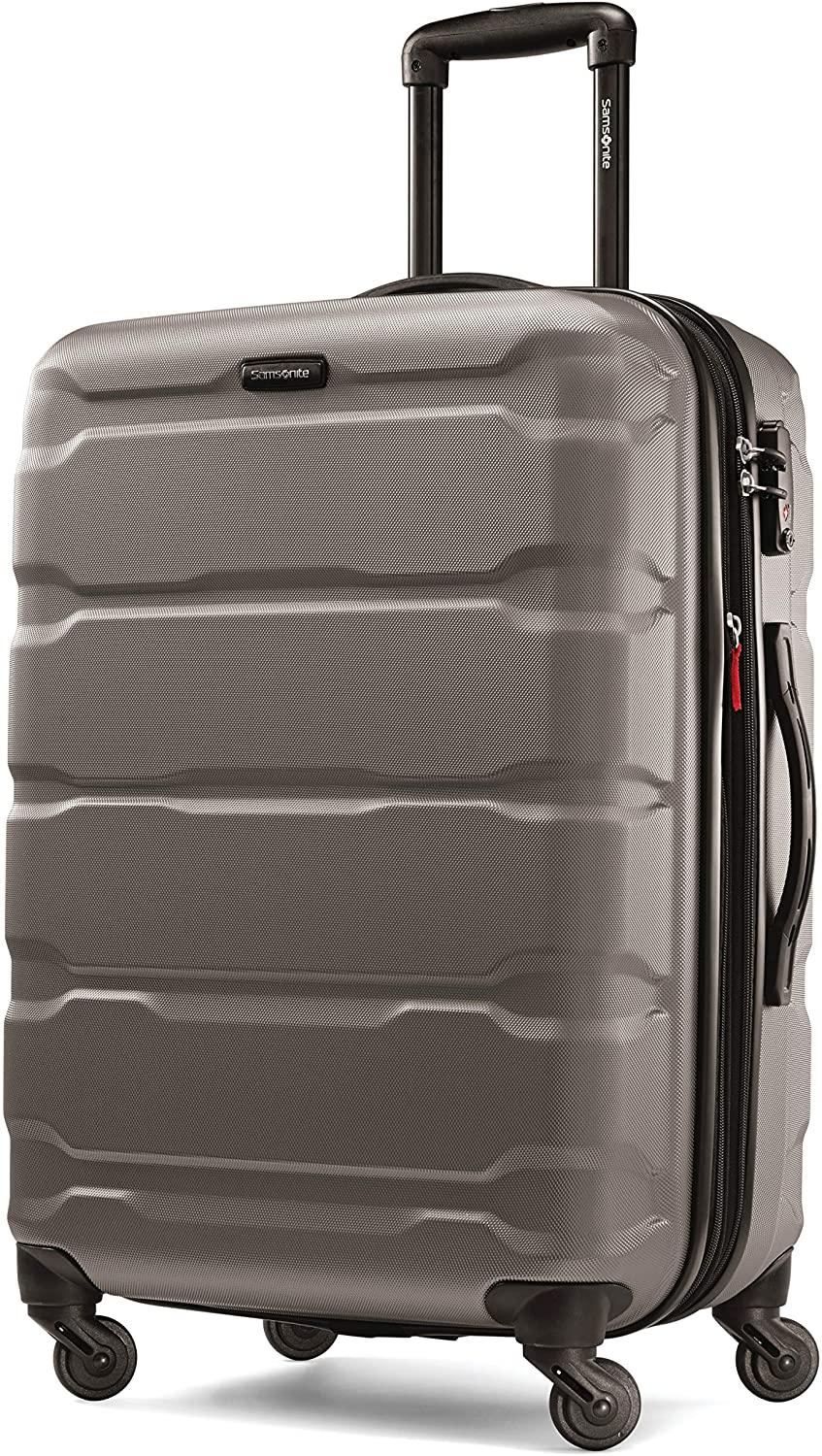 Samsonite Omni PC Hardside Expandable Luggage with Spinner Wheels, Black, Carry-On 20-Inch