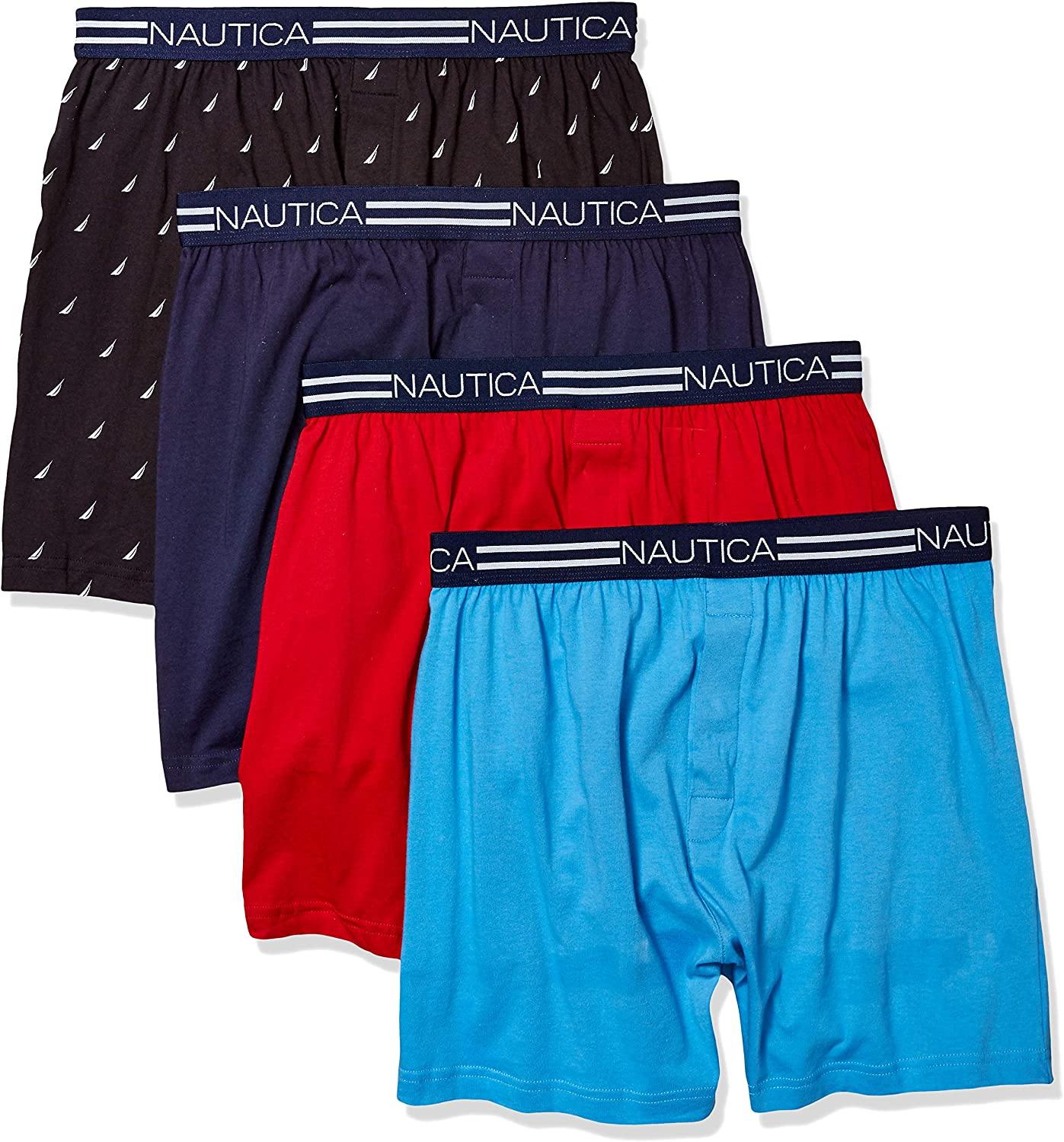 Nautica Men's Classic Cotton Loose Knit Boxer - JOY2ESpree