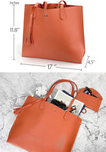 
                        
                          Load image into Gallery viewer, Minimalist Clean Cut Pebbled Faux Leather Tote Womens Shoulder Handbag
                        
                      